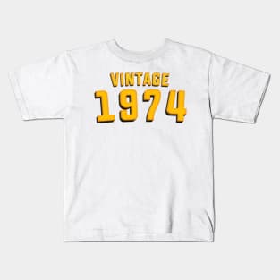 Vintage 1974 Kids T-Shirt